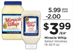Dillons Miracle Whip offer