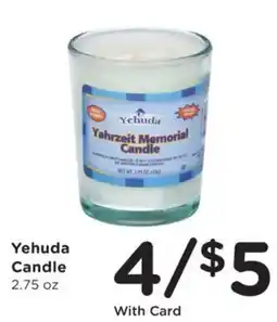 Fry's Yehuda Yahrzeit Memorial Candle offer