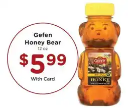 Fry's Gefen honey bear offer