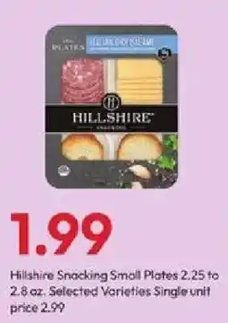 Stater Bros Hillshire Snacking Small Plates offer