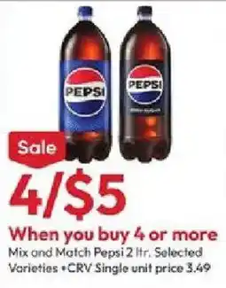 Stater Bros Pepsi 2 ltr. offer