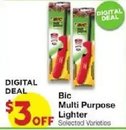 United Supermarkets Bic Multi Purpose Lighter offer