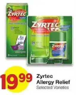 United Supermarkets Zyrtec Allergy Relief offer