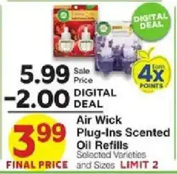 United Supermarkets Air Wick Plug-Ins Scented Oil Refills offer