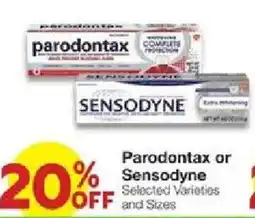 United Supermarkets Parodontax or Sensodyne offer