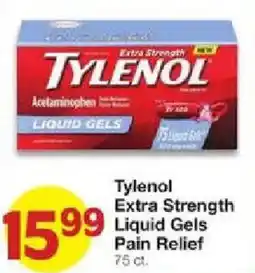 United Supermarkets Tylenol Extra Strength Liquid Gels offer