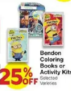 United Supermarkets Bendon Coloring Books or Activity Kits offer