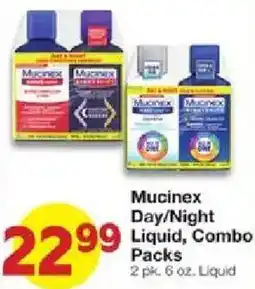United Supermarkets Mucinex Day/Night Liquid, Combo Packs offer
