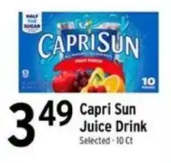 Brookshire's Capri Sun Juice Drink offer