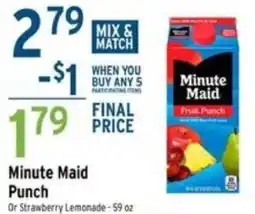 Brookshire's Minute Maid Punch offer