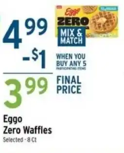 Brookshire's Eggs Zero waffles offer