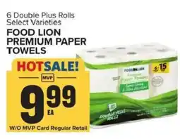 Food Lion Food Lion premium paper towels offer