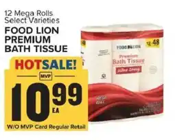 Food Lion Food Lion Premium Bath Tissue offer