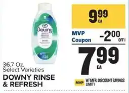 Food Lion Downy rinse & refresh offer