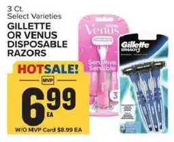 Food Lion Gillette or Venus Disposable Razors offer