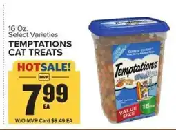 Food Lion Temptations cat treats offer