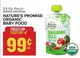 Food Lion Nature's Promise Organic Baby Food offer