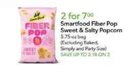 Publix Smartfood fiber pop offer