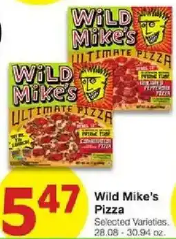 United Supermarkets Wild Mike's Pizza offer