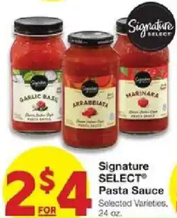 United Supermarkets Signature Select Pasta Sauce offer