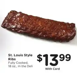 Mariano's St. louis style ribs offer