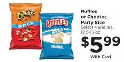 Mariano's Ruffles or cheetos party size offer