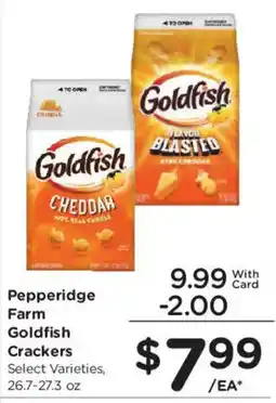 Smith's Pepperidge Farm Goldfish Crackers offer
