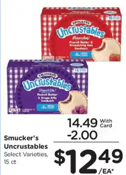 Smith's Smucker's Uncrustables offer