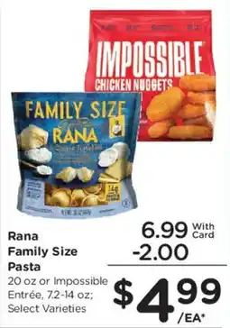 Smith's Rana Family Size Pasta offer