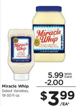 Smith's Miracle Whip offer