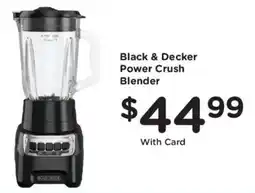 King Soopers Black & Decker Power Crush Blender offer