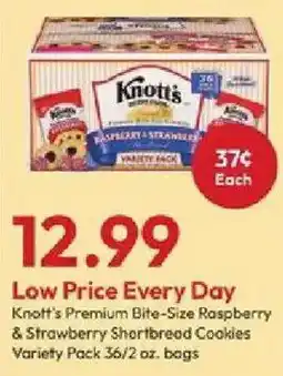 Stater Bros Knott's Premium Bite-Size Raspberry & Strawberry Shortbread Cookies offer