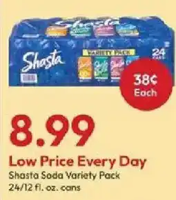 Stater Bros Shasta Soda Variety Pack offer