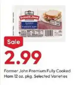 Stater Bros Farmer John Premium Fully Cooked Ham offer