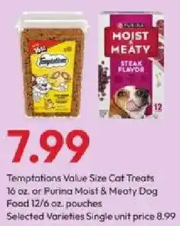 Stater Bros Temptations Value Size Cat Treats offer