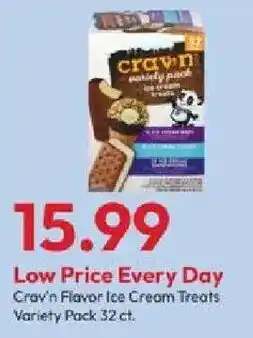 Stater Bros Crav'n Flavor Ice Cream Treats offer