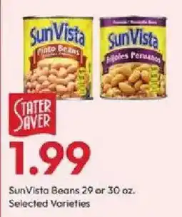 Stater Bros SunVista Beans offer