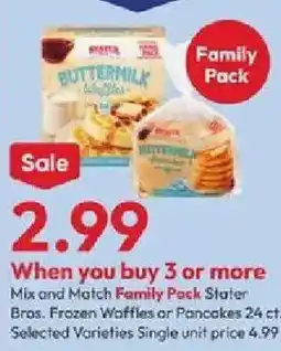 Stater Bros Buttermilk Waffles offer
