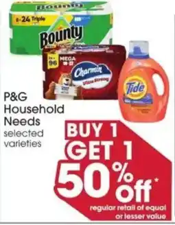 Giant Eagle P&G Household Needs offer