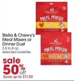 Giant Eagle Stella & Chewy's Meal Mixers or Dinner Dust offer