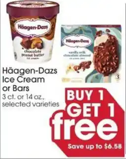 Giant Eagle Häagen-Dazs Ice Cream or Bars offer
