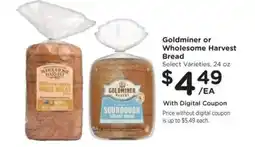 Kroger Goldminer or Wholesome Harvest Bread offer