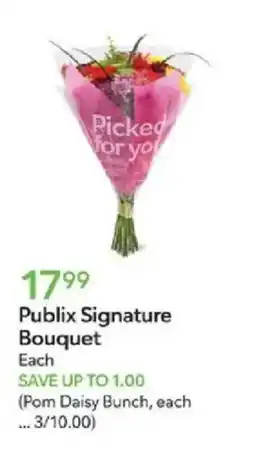 Publix Publix Signature Bouquet offer