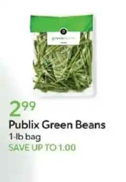 Publix Publix Green Beans offer