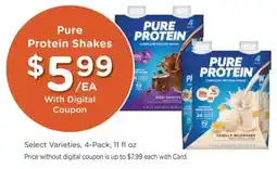 Dillons Pure Protein Shakes offer