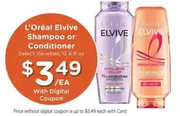 Dillons L'Oréal Elvive Shampoo or Conditioner offer