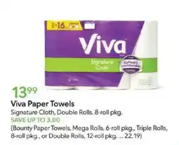 Publix Viva Paper Towels offer