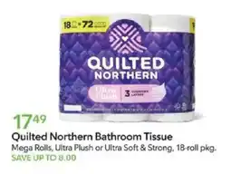 Publix Quilted Northern Bathroom Tissue offer