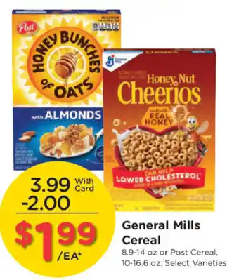 Smith's General Mills Cereal offer