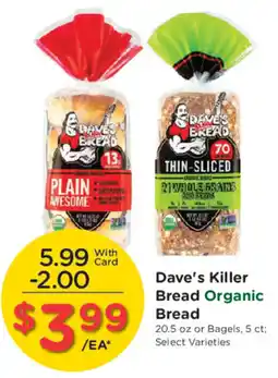 Smith's Dave's Killer Bread Organic Bread offer